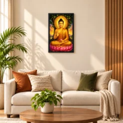 Gautam Buddha Royal Jewel-Toned Portrait Photo Frame 16 Gautam Buddha Royal Jewel-Toned Portrait Photo Frame — black frame sofa