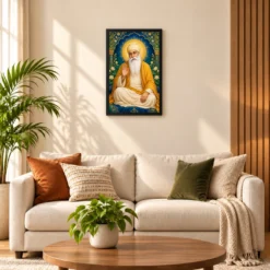 Guru Nanak Dev Royal Jewel-Toned Portrait Photo Frame 16 Guru Nanak Dev Royal Jewel-Toned Portrait Photo Frame — black frame sofa