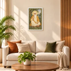 Guru Nanak Dev Traditional Indian Miniature-Inspired Devotional Art Photo Frame 17 Guru Nanak Dev Traditional Indian Miniature-Inspired Devotional Art Photo Frame — white frame sofa